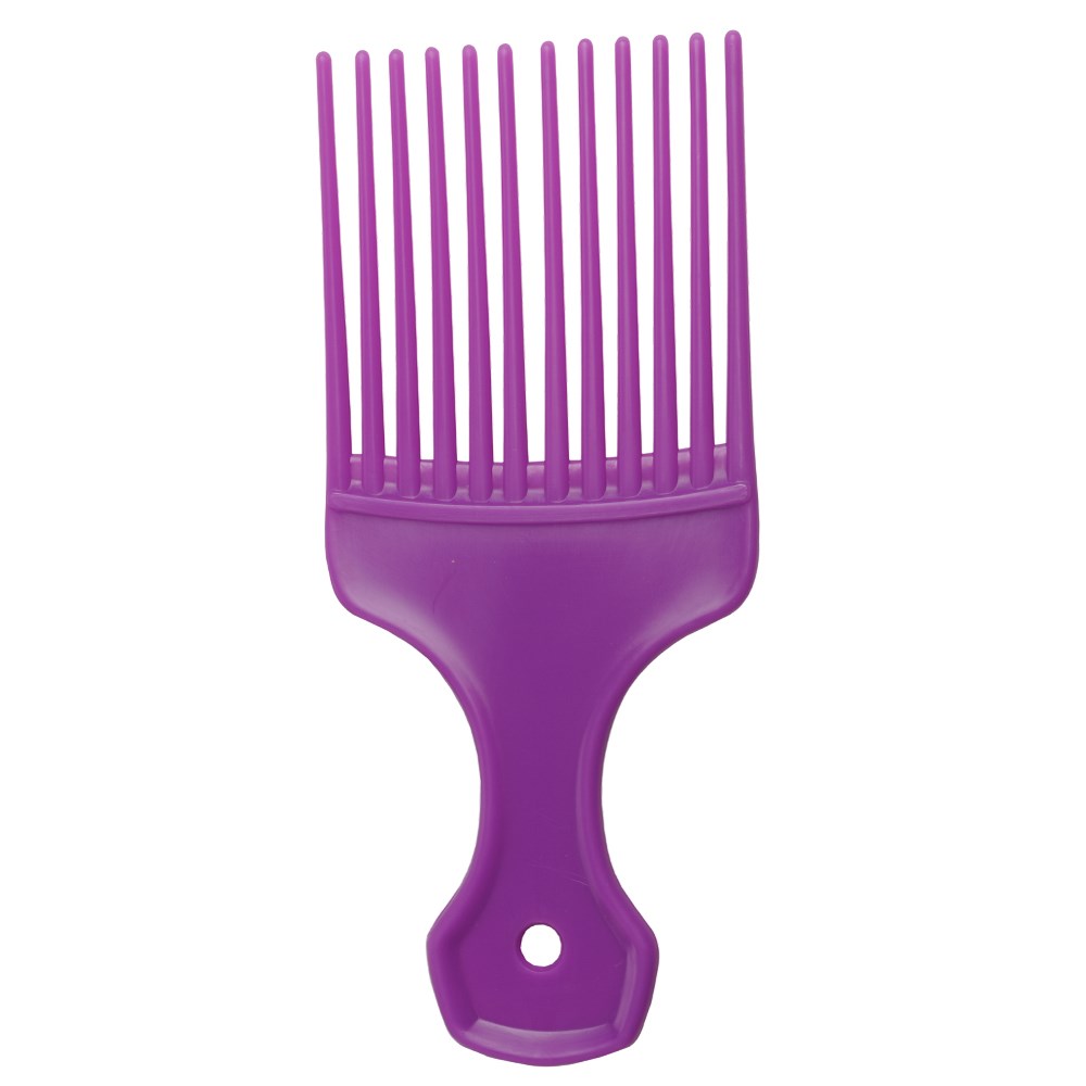 Salon Smart Afro Hair Comb, Purple - Home Hairdresser