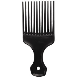 <span style="font-size: 12px;"><strong>Afro Combs</strong> are the ultimate comb of choice for curls. Wide-tooth combs that gently glide through hair are ideal for detangling, separating curls and creating <em>volume and texture</em>. Best for preventing damage to delicate curly hair. More in <a href="/hair-brushes-and-combs" title="Hair Brushes and Combs">Hair Brushes and Combs</a> section.</span>