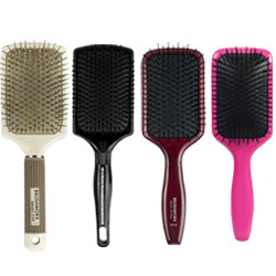 <p><span style="font-size: 12px;"><span style="color: #5c5a58;"><strong>Paddle brushes</strong>&nbsp;are essential for smooth, silky and&nbsp;<em>frizz-free hair</em>. With a large cushion base of bristles,&nbsp;<em>paddle hair brushes</em> are ideal for long and thick hair. A must-have for blow-drying naturally straight hair or finishing wavy and curly hair.&nbsp;More</span><span style="color: #5c5a58;">&nbsp;in&nbsp;</span><a href="/hair-brushes-and-combs" title="Hair brushes and combs">Hair brushes and combs</a>&nbsp;and also in <a href="/hair-supply" title="hair supply">hair supply</a><span style="color: #5c5a58;">.</span></span></p>
