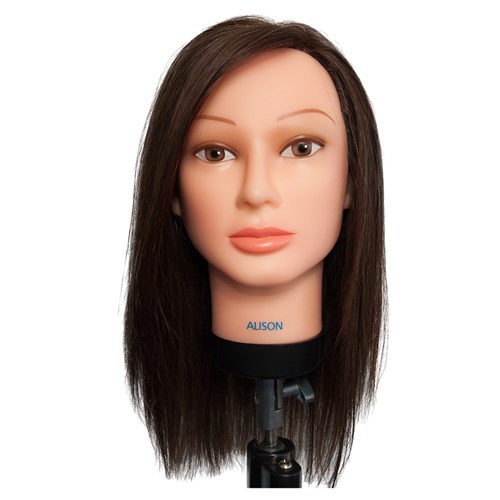 Celebrity Alison Synthetic Hair Cutting Manikin Head F-752