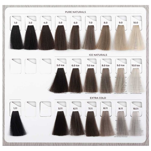 Echos Color Vegan Hair Colour 1.0 Black - Home Hairdresser