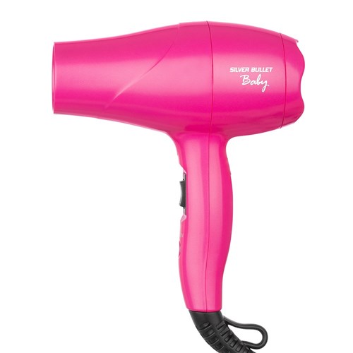 Silver Bullet Baby Travel Hair Dryer Pink - Home Hairdresser